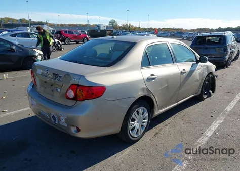 2010 Toyota Corolla Xle z USA, uszkodzony, nr VIN 2T1BU4EE5AC389217